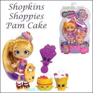 🍰NEW Shopkins Shoppies Pam Cake Doll